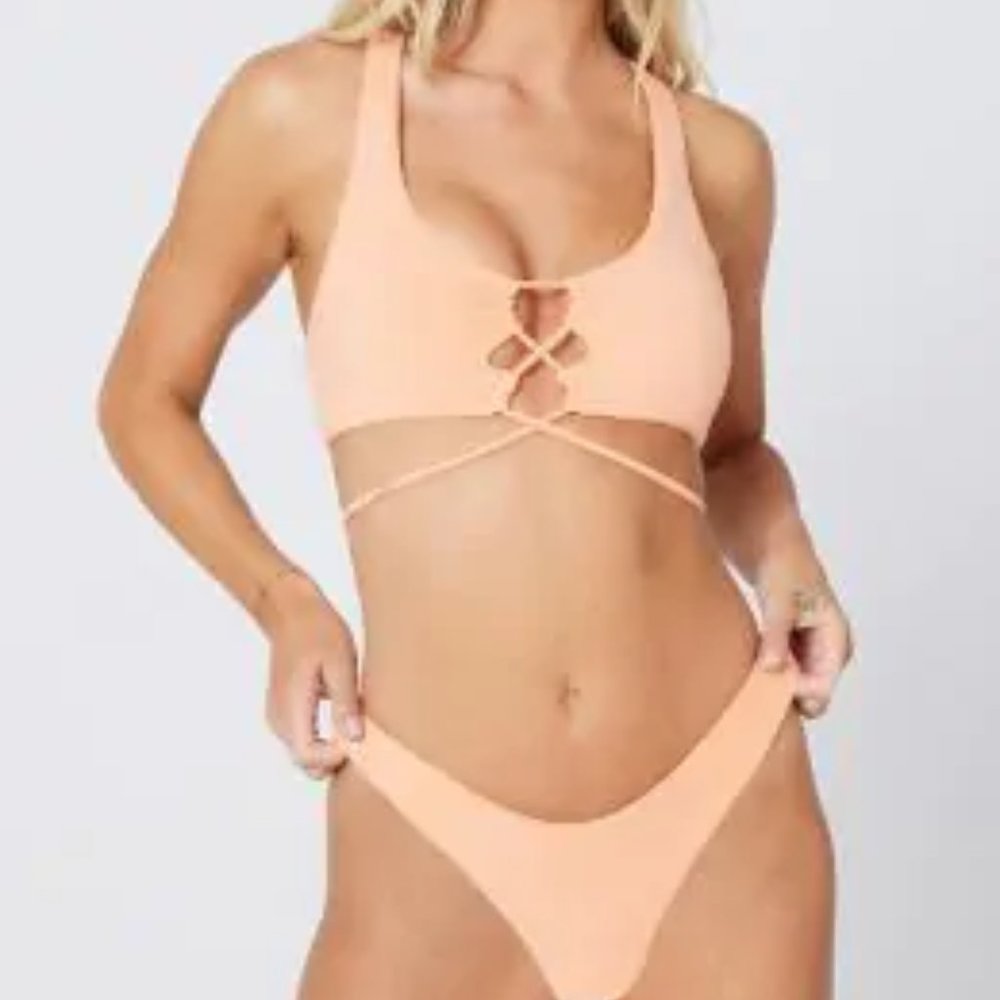 LSpace Dax Top and Cabana Bottom in Tangy Terry